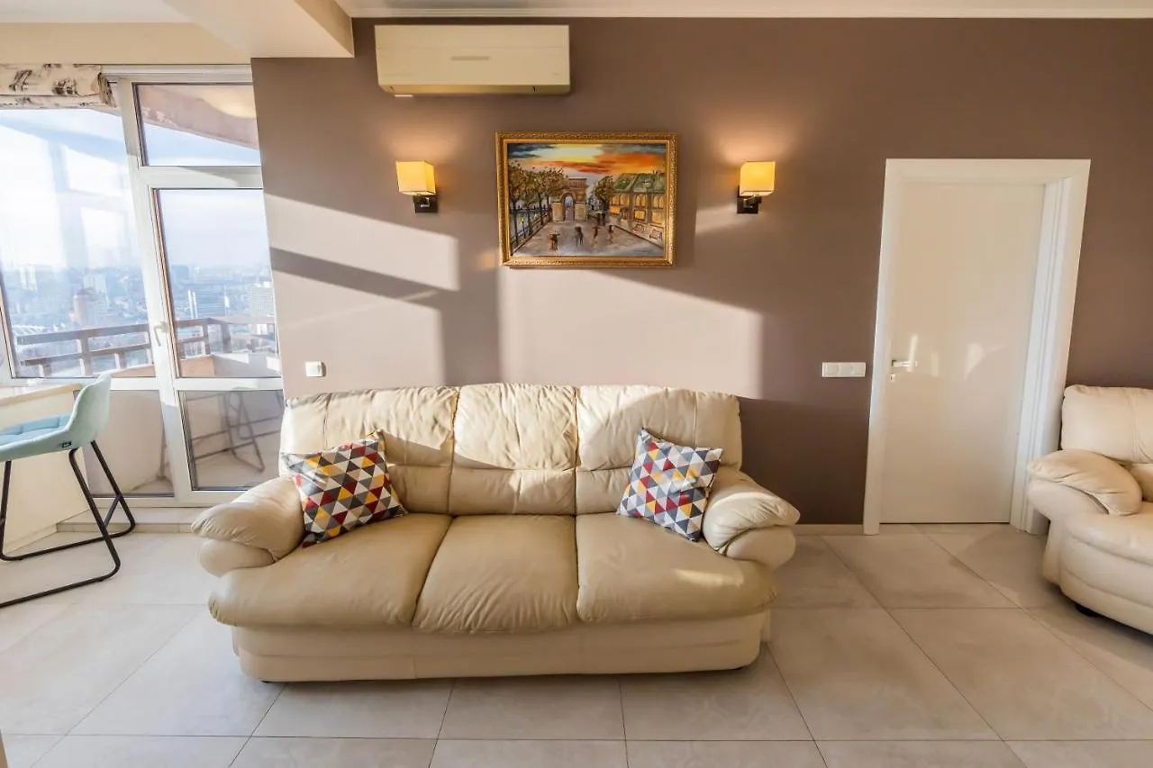 Центр, 20 Поверх! 2К Квартира Із Панорамою Kyiv Apartment