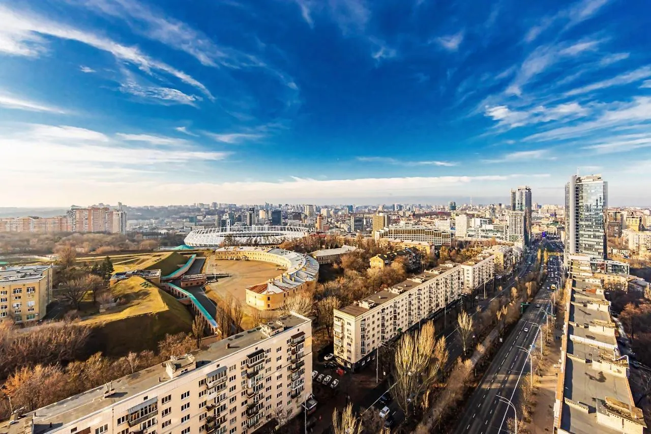 Центр, 20 Поверх! 2К Квартира Із Панорамою Kyiv Ukraine